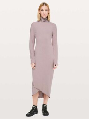 lululemon mesh overlay high neck dress lululemon Mesh Overlay High-Neck Dress (10) | Used,